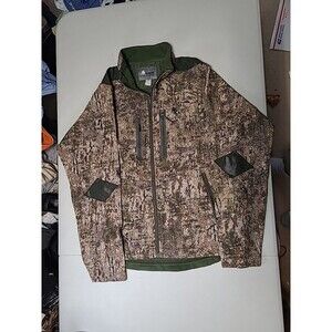 Mount'n Prairie Jacket Men M Green Shape Shift Camo Canvas Hunting Pockets (BB19